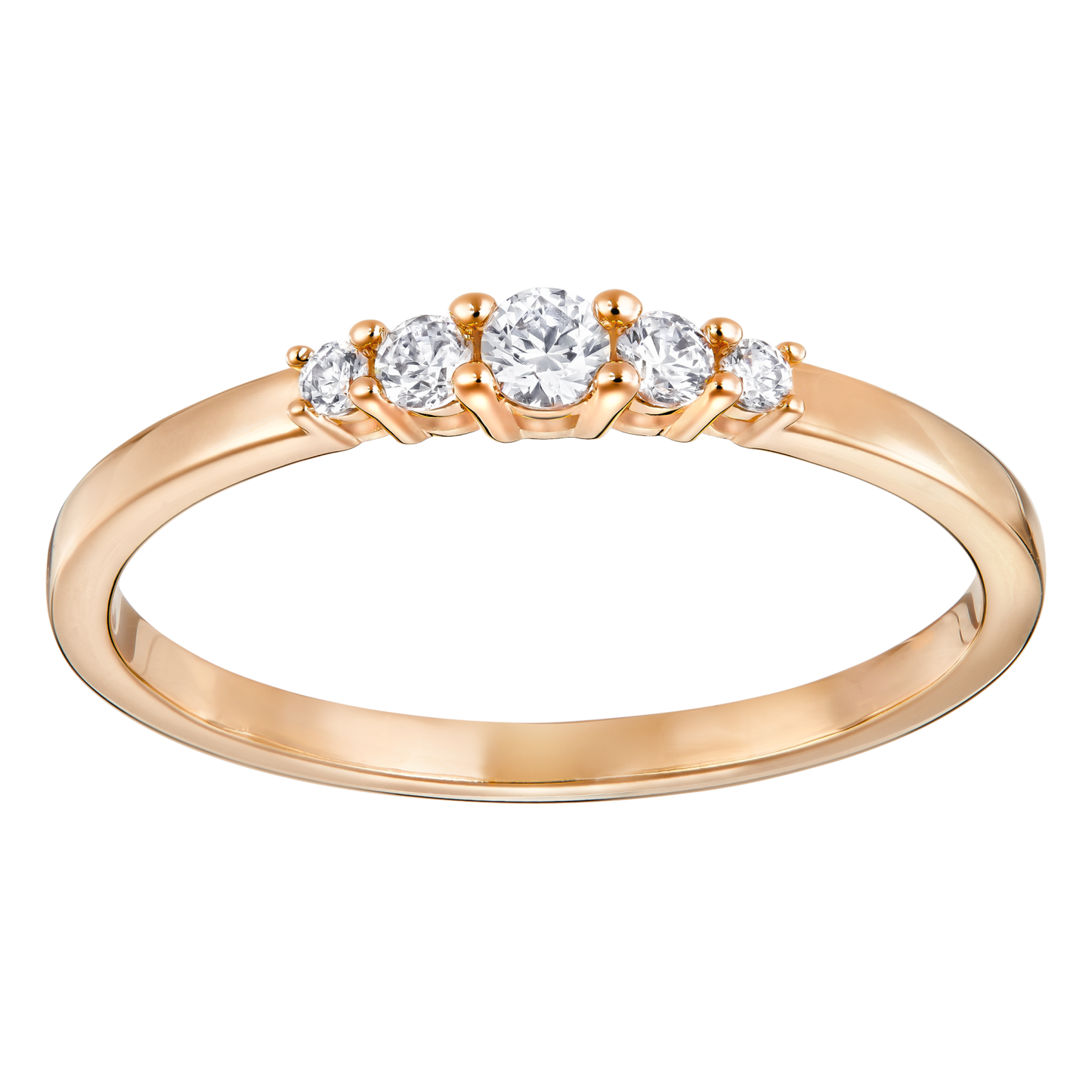 Anello Swarovski Frisson Rose - Misura 55