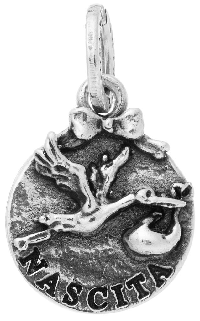 Charm Giovanni Raspini Grandi Eventi Medaglia Nascita Argento 925