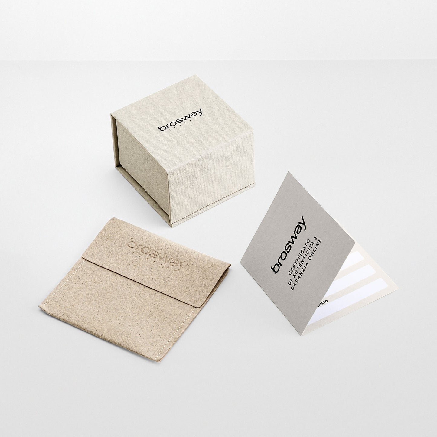 Orecchini Brosway Fancy Lobo In Argento Pvd Rutenio Goccia Pavè Di Cubic Zirconia Verdi