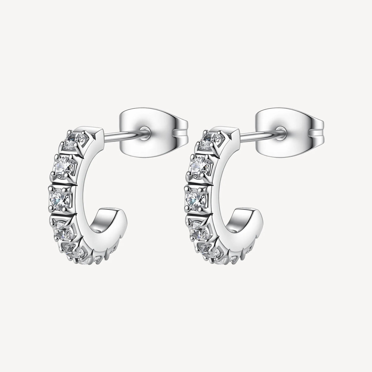 Orecchini A Cerchietto Brosway Desideri Acciaio Con Cubic Zirconia