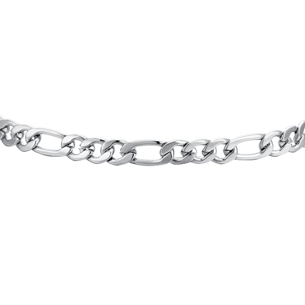 Bracciale Luca Barra Acciaio Catena Maglia Figaro