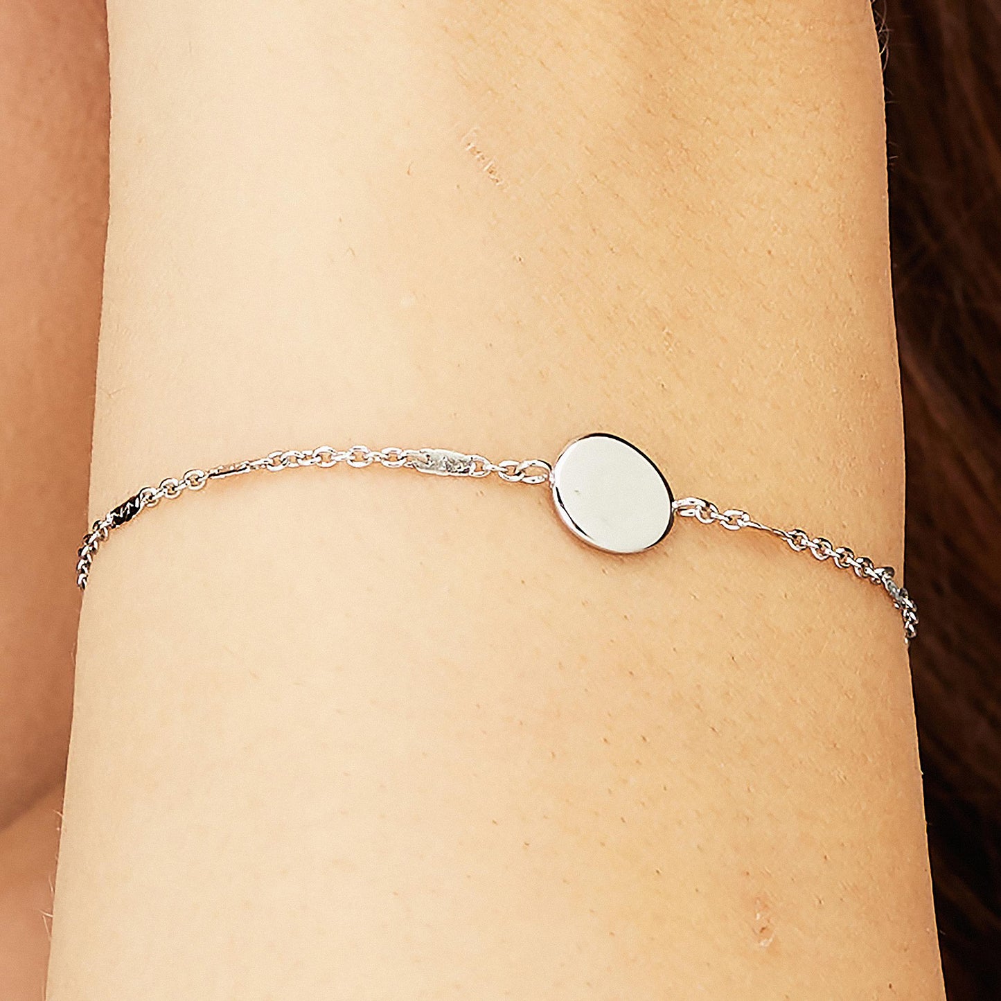 Bracciale Brosway Essential Acciaio Maglia Catena Elementi Rigidi Piastrina Centrale