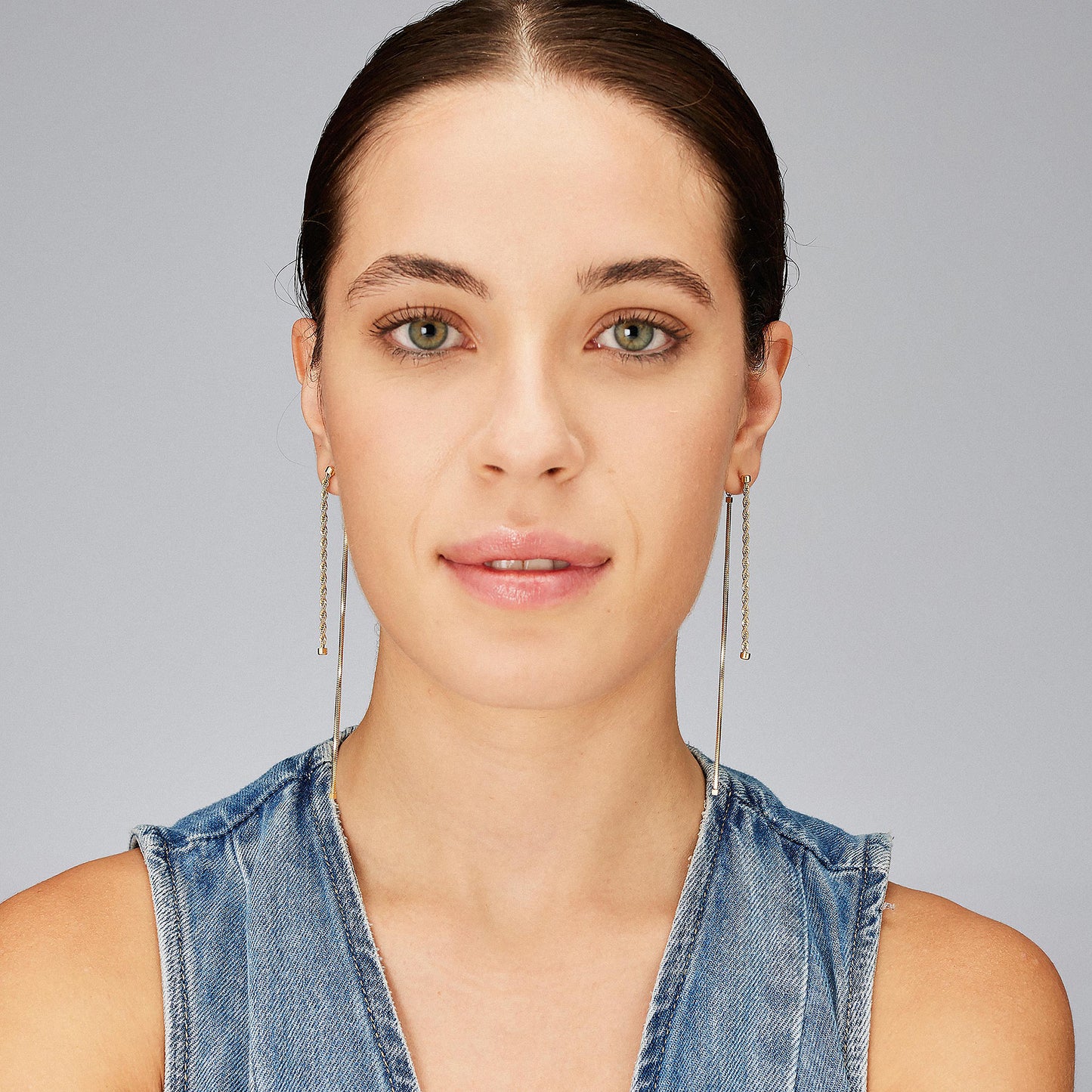Orecchini Pendenti Brosway Essential Pvd Oro Maglia Corda + Maglia Europea