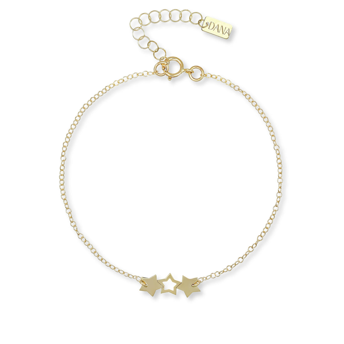 Bracciale Dana Oro Giallo 9 Kt Stelle