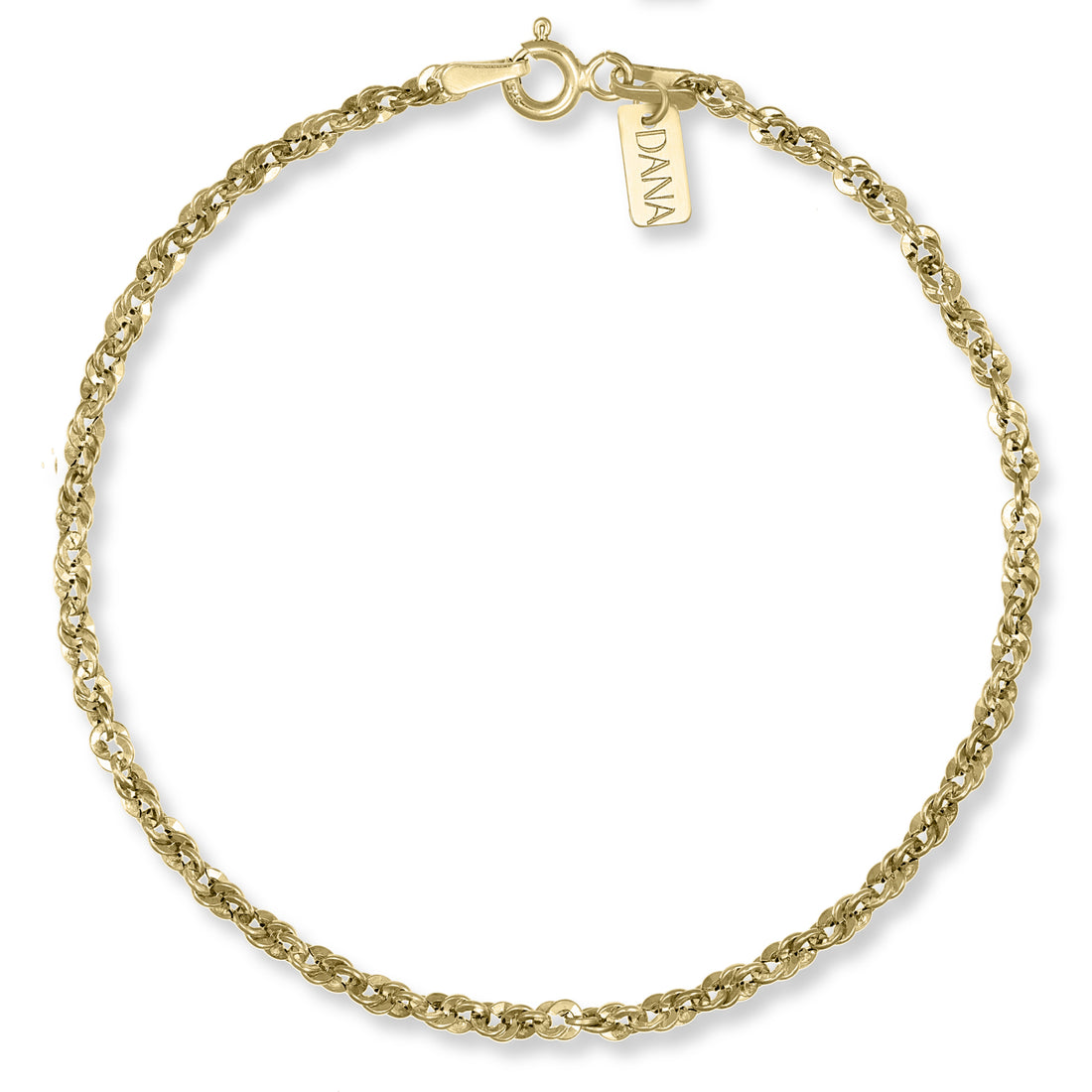 Bracciale Unisex Dana Gli Intramontabili Oro Giallo 9 Kt Modello Iride