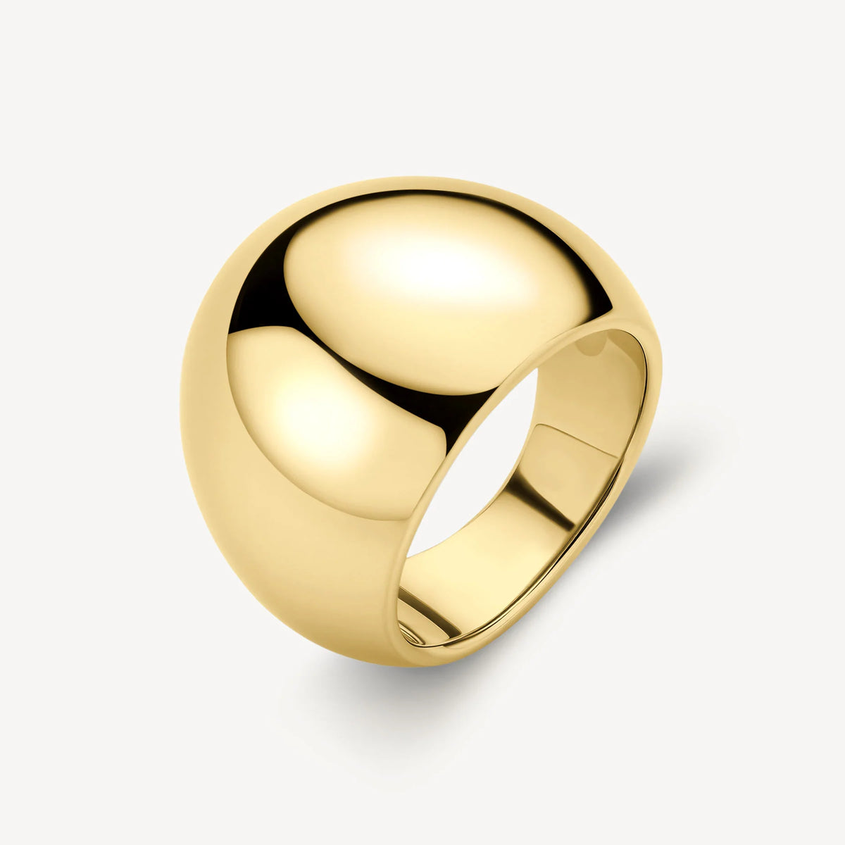 Anello a Fascia Brosway Muse In Acciaio Pvd Oro - Misura 14