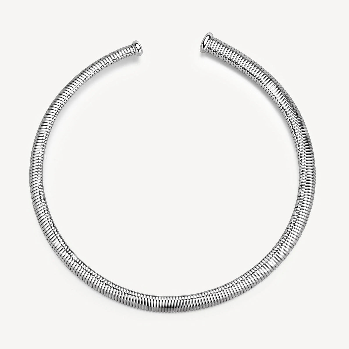 Collana Rigida Choker Brosway Weave Acciaio Con Maglia Tubogas