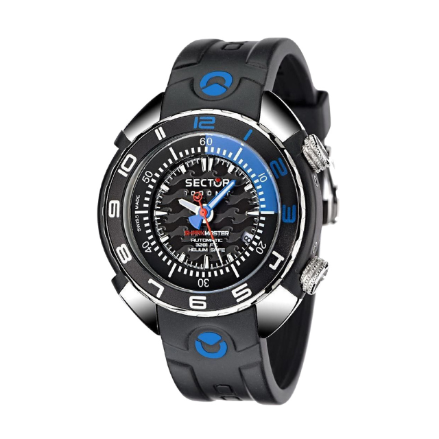 Orologio Sector Shark Master 1000 Metri Automatico Nero