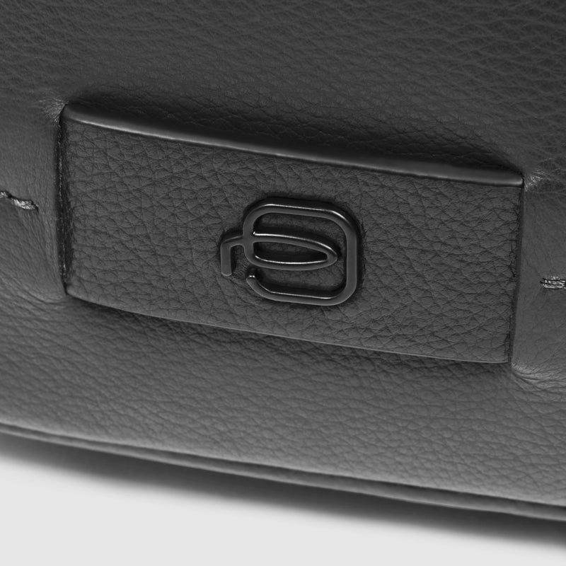 Borselli Piquadro Borsello Porta Ipad Tasca Laterale Pelle Nera