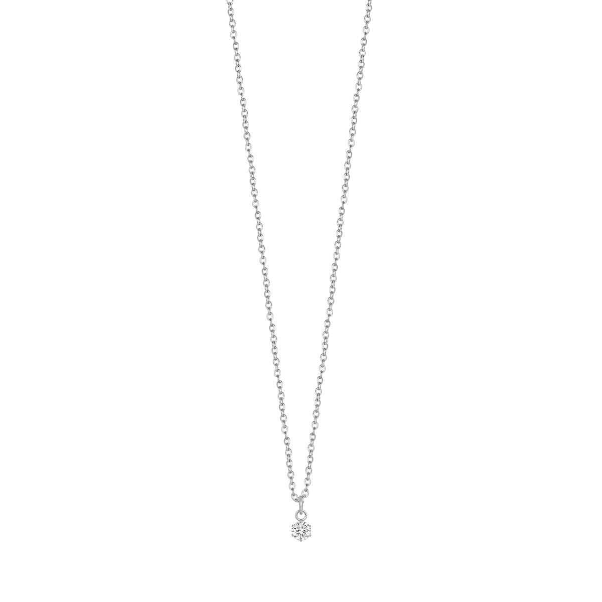 Collana Luca Barra Easy Chic Acciaio Pendente Punto Luce