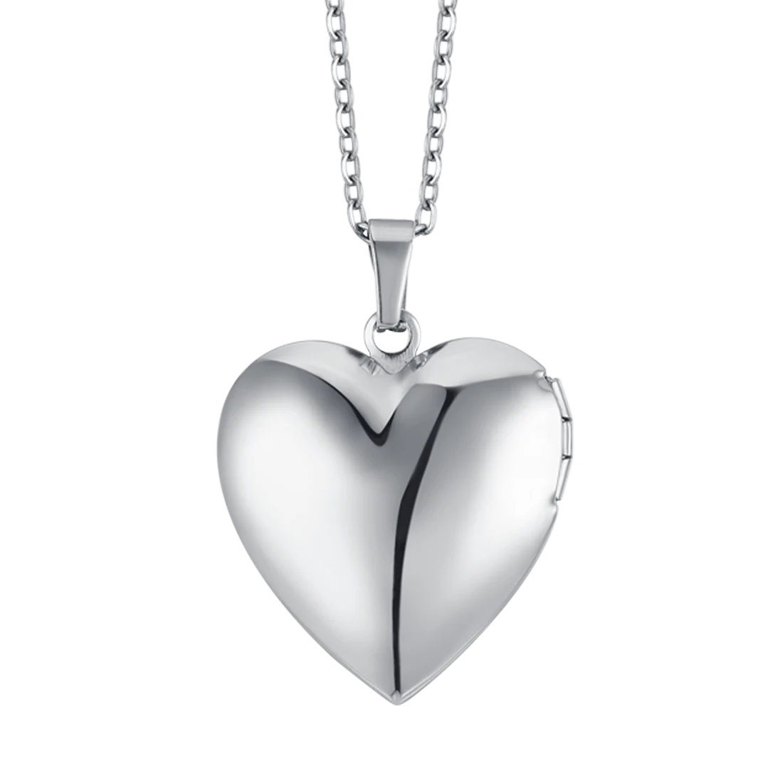Collana Luca Barra Acciaio Pendente Cuore Portafoto