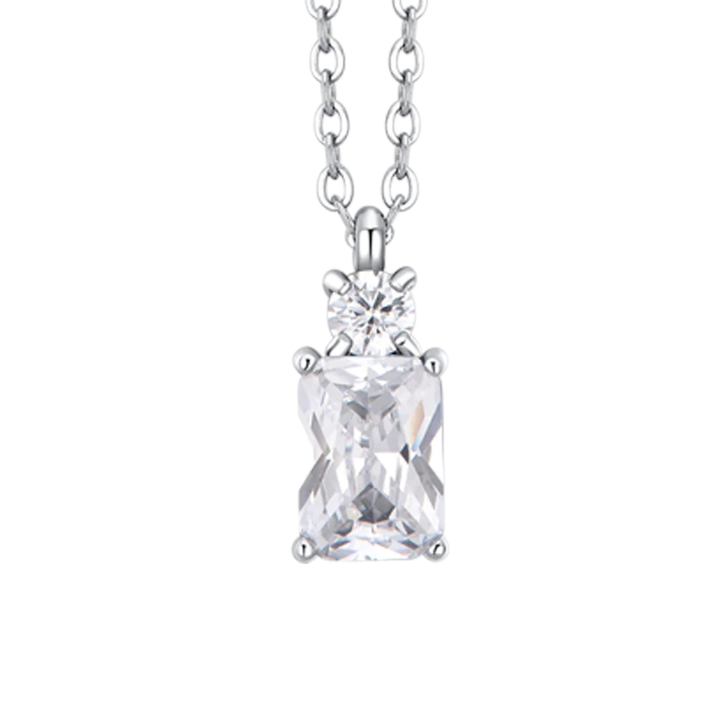 Collana Luca Barra Acciaio Zirconi
