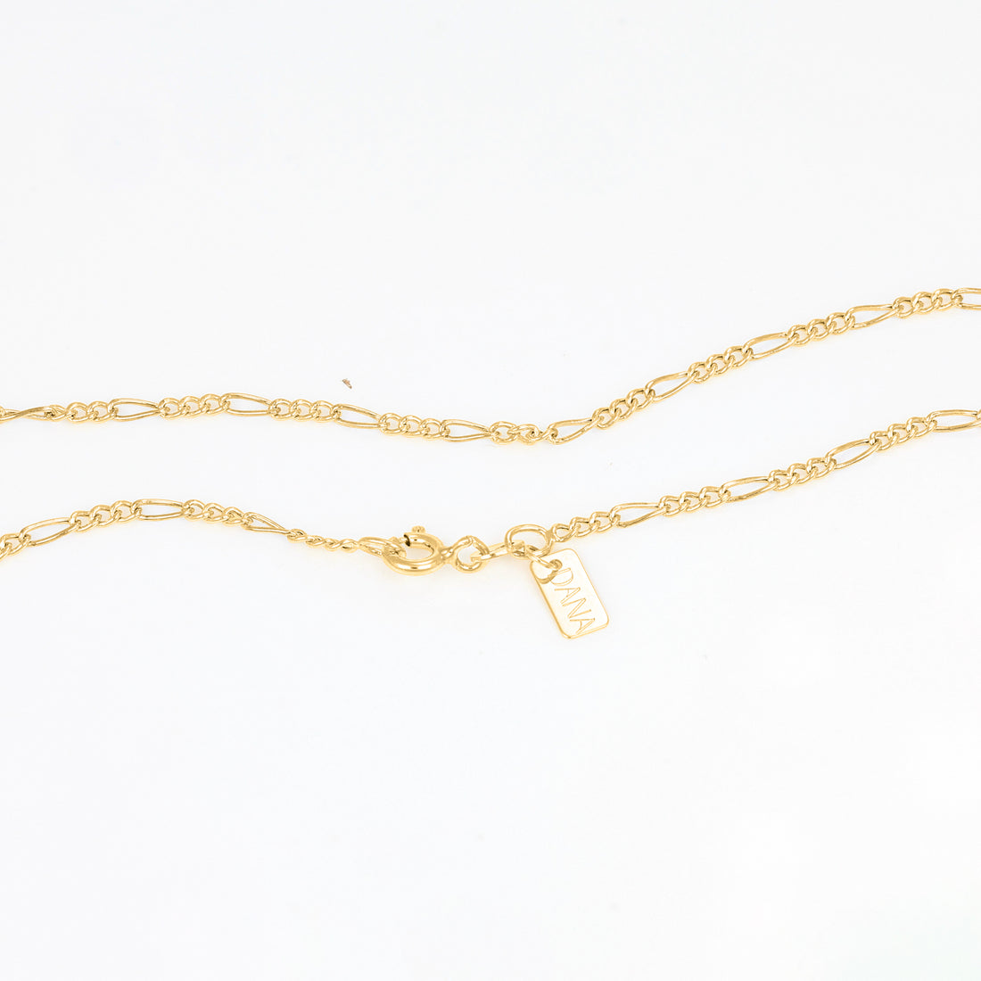 Collana Unisex Dana Timeless Oro Giallo 9 Kt Catena Figaro 3+1