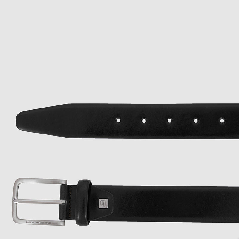 Cinture Piquadro Cintura Uomo In Pelle Nera