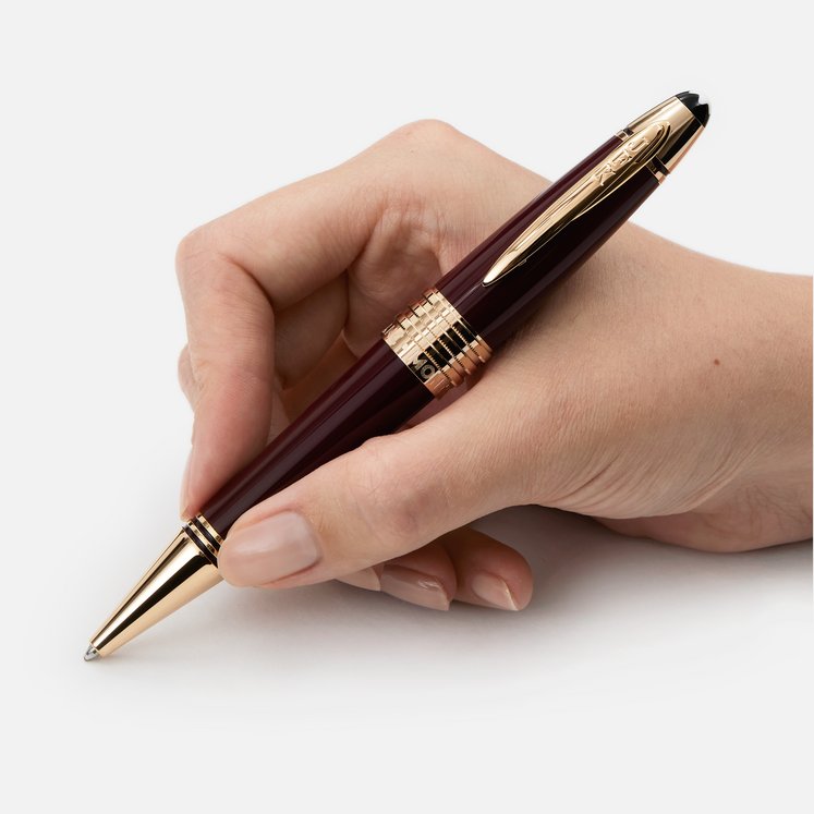 Penne a Sfera Montblanc Great Characters JFK Resina Bordeaux Special Edition