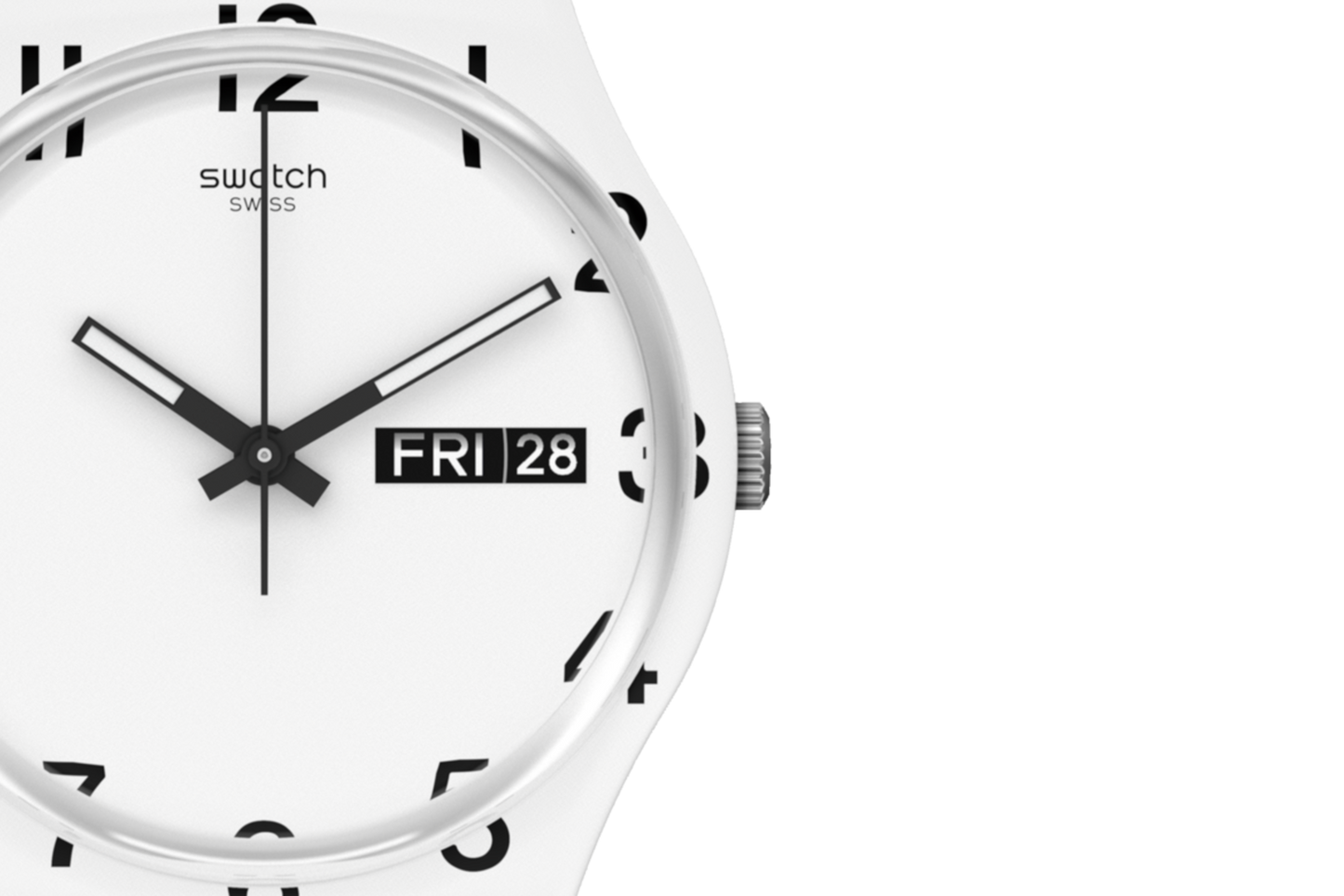Orologio Swatch Over White