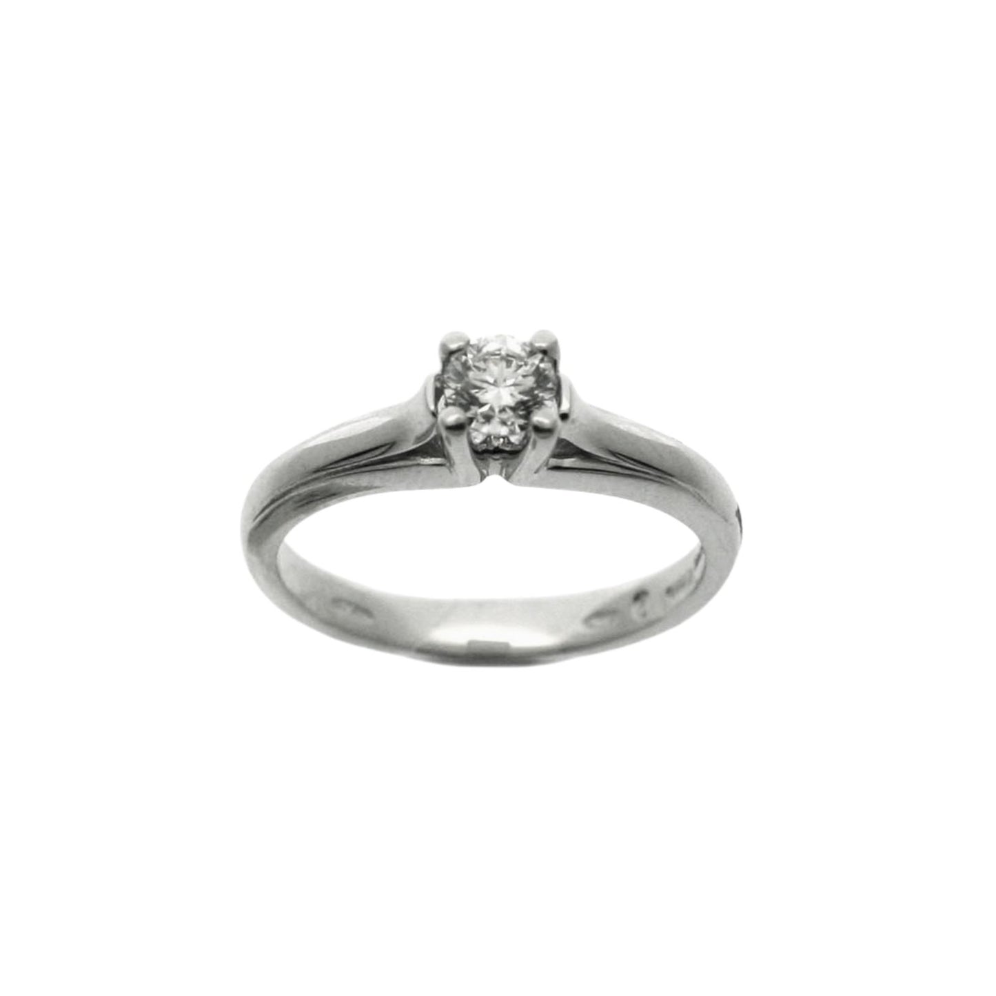 Anello Salvini 30 Anni Assolo Solitario Oro Bianco