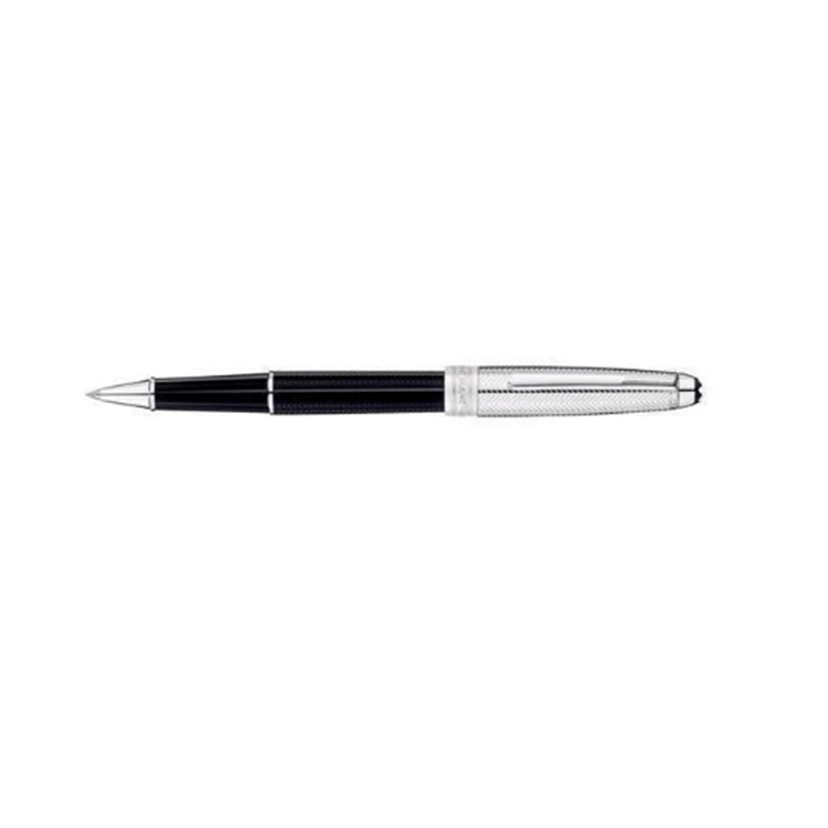Penna Roller Montblanc Meisterstuck Douè Silver Barley