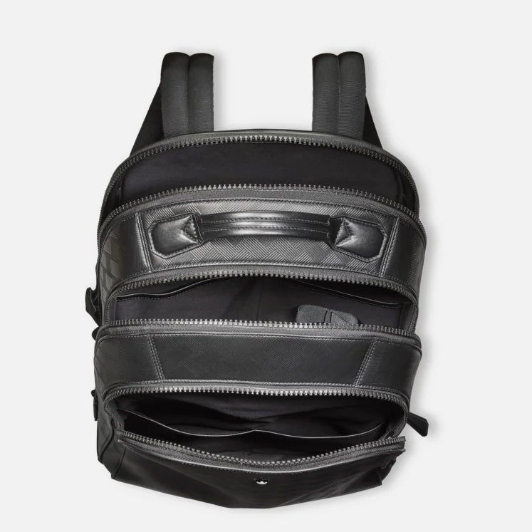 Zaini Montblanc Extreme 3.0 Zaino Medio 3 Scomparti In Pelle Nero