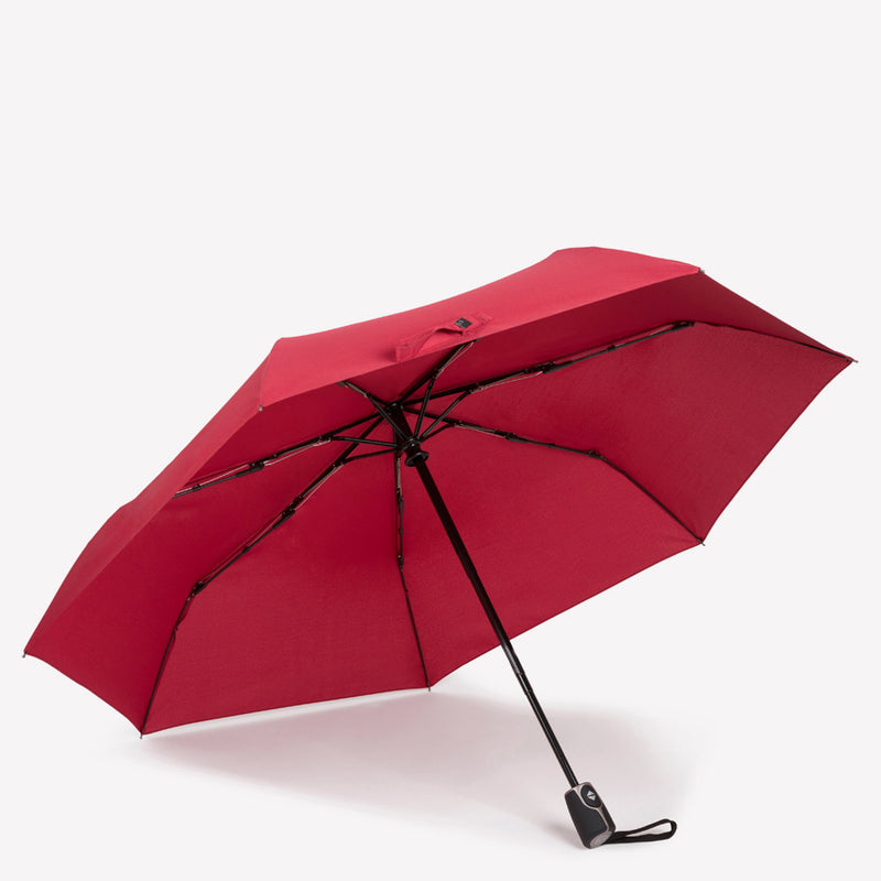 Ombrello Piquadro Ombrello Mini Automatico Antivento Tessuto Riciclato Rosso