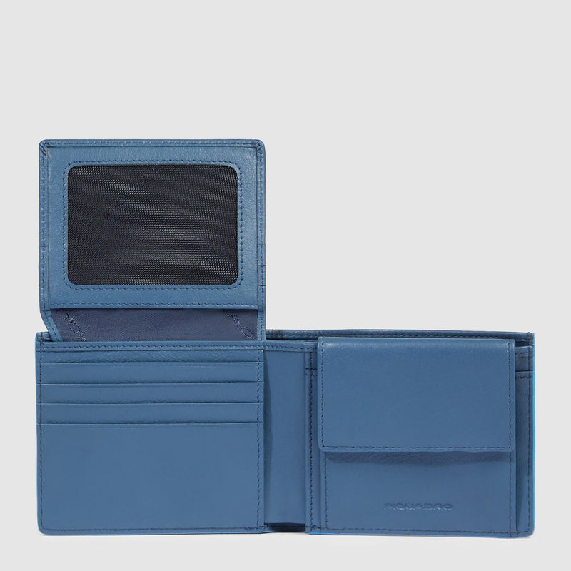 Portafogli Piquadro Portafoglio Uomo Portamonete Volantino Portadocumenti Pelle Avion