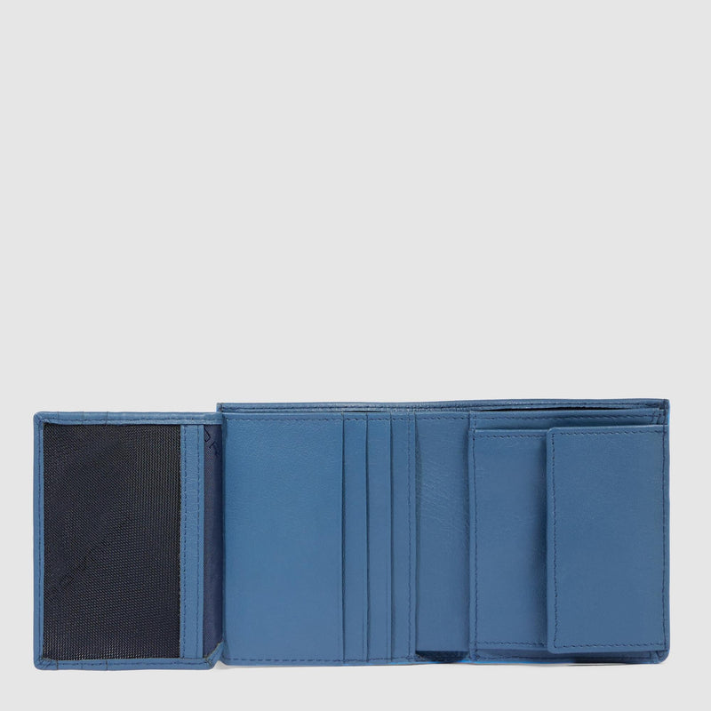 Portafogli Piquadro Portafoglio Uomo Verticale Portamonete Volantino Portadocumenti Pelle Avion