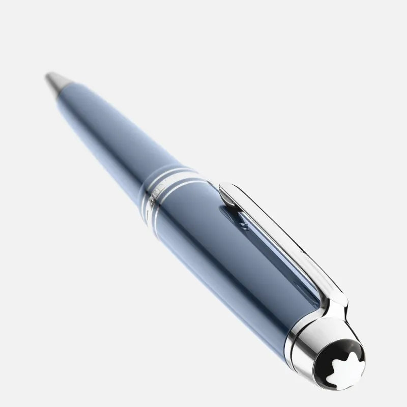 Penna Montblanc Meisterstuck Resin Midsize Glacier Resina Celeste