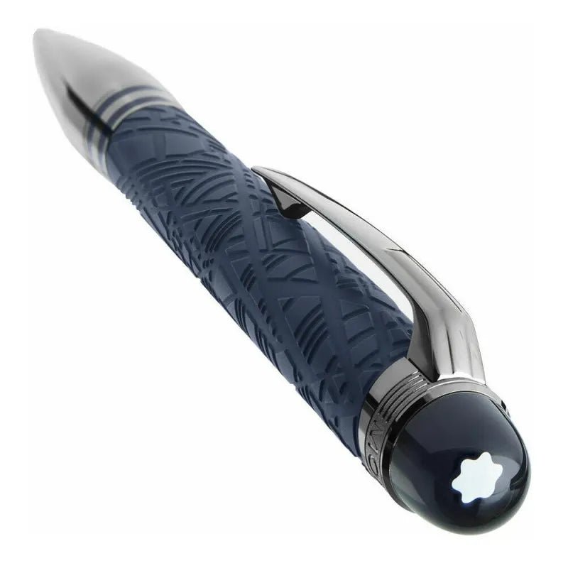 Penne Montblanc Starwalker Spaceblue Doué Resina Blu