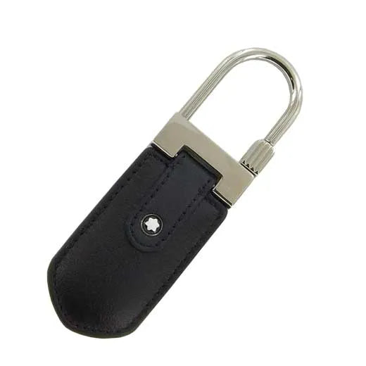 Portachiavi Montblanc Meisterstuck Pelle Blu Navy Scura