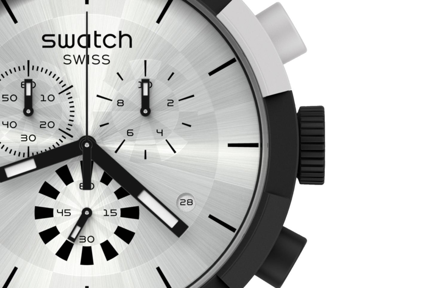 Orologio Swatch Chequered Silver
