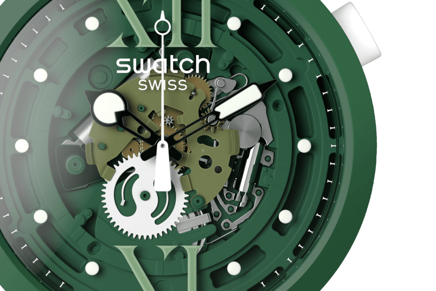 Orologio Swatch Camoflower Green