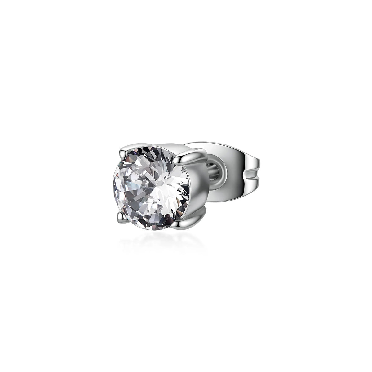 Monorecchino Lobo Sagapò Dazzly Acciaio Con Cubic Zirconia