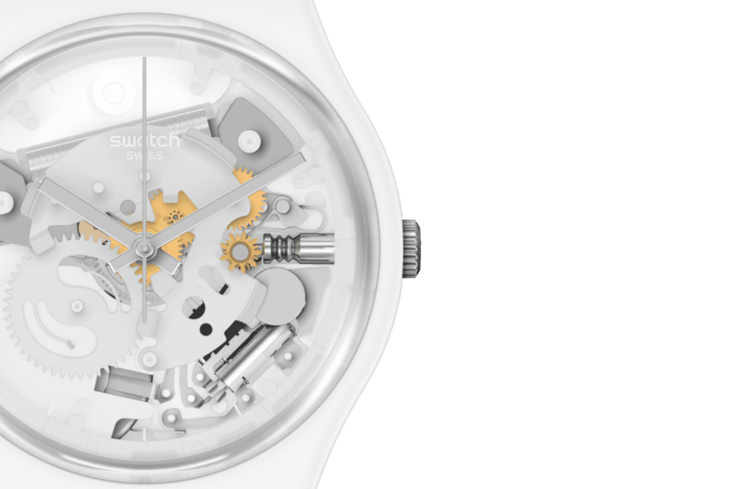 Orologio Swatch Spot Time White