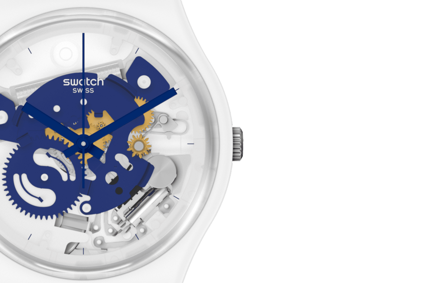 Orologio Swatch Time To Blue Small