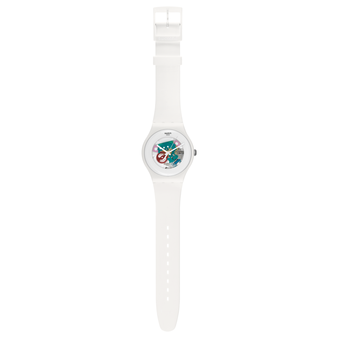 Orologio Swatch White Lacquered