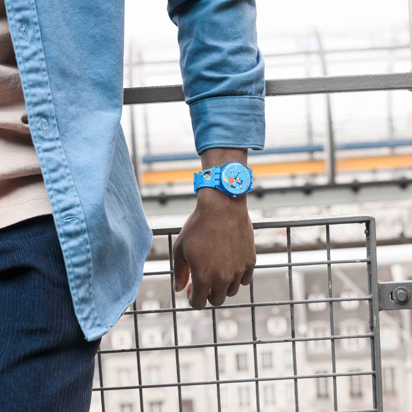 Orologio Swatch Blue Sky, By Vassily Kandinsky