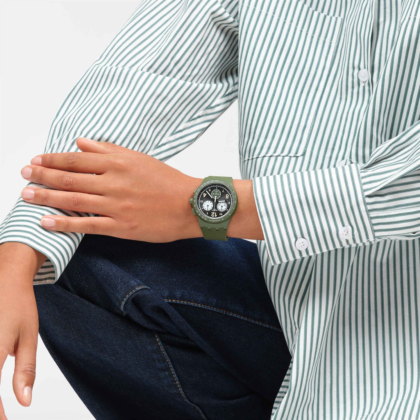 Orologio Swatch Nothing Basic About Green