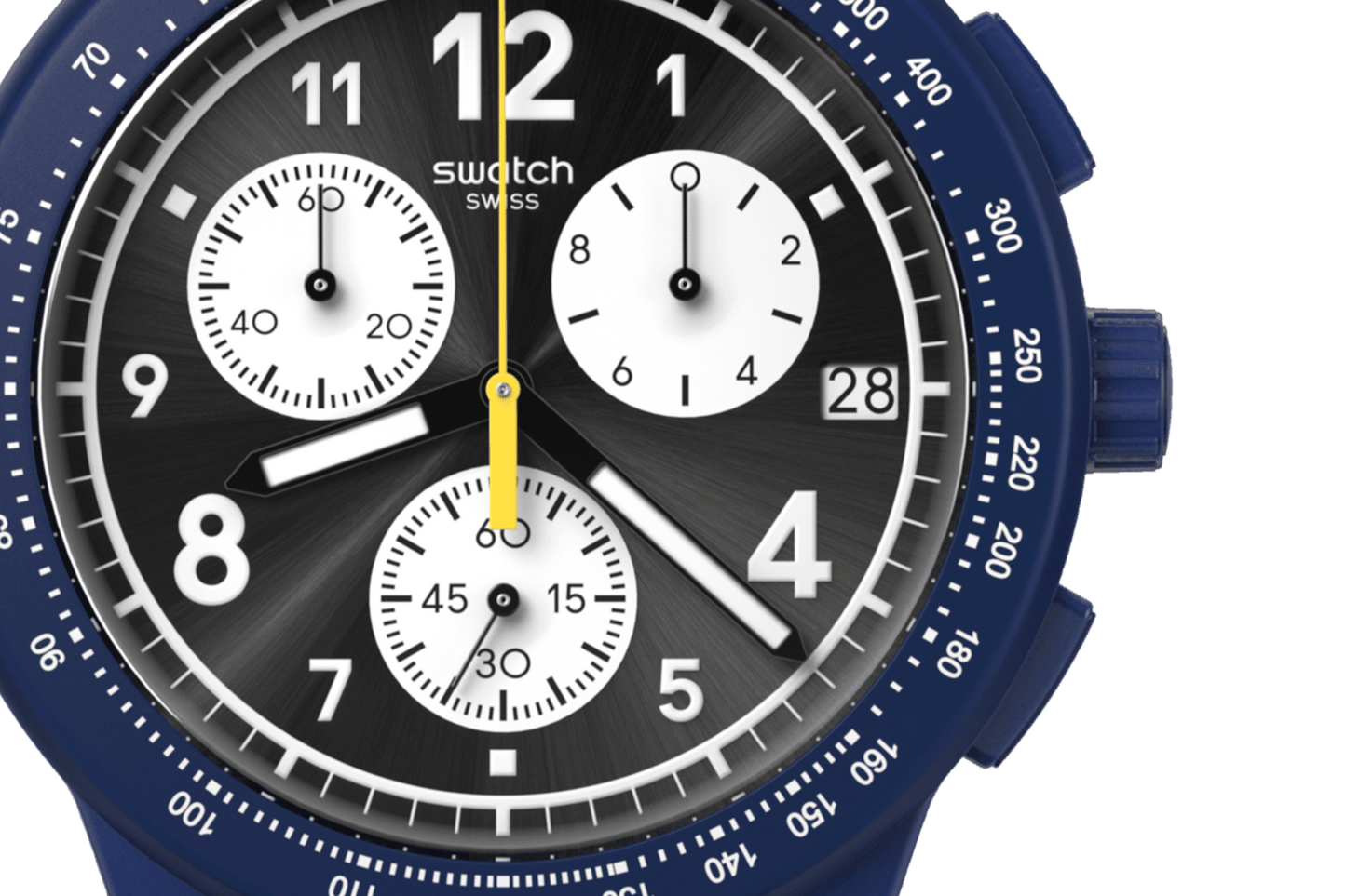 Orologio Swatch Nothing Basic About Blue Chrono