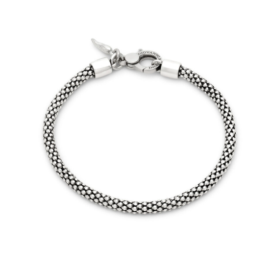 Bracciale Uomo Giovanni Raspini Catene Maglia Popcorn