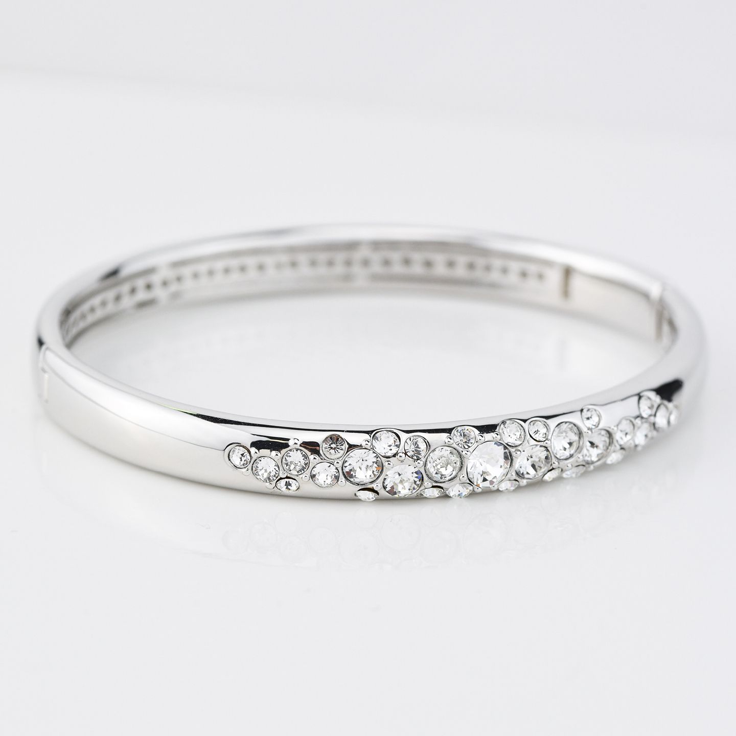 Bracciale Rigido Boccadamo Mediterranea Harem Bronzo Rodiato e Cristalli