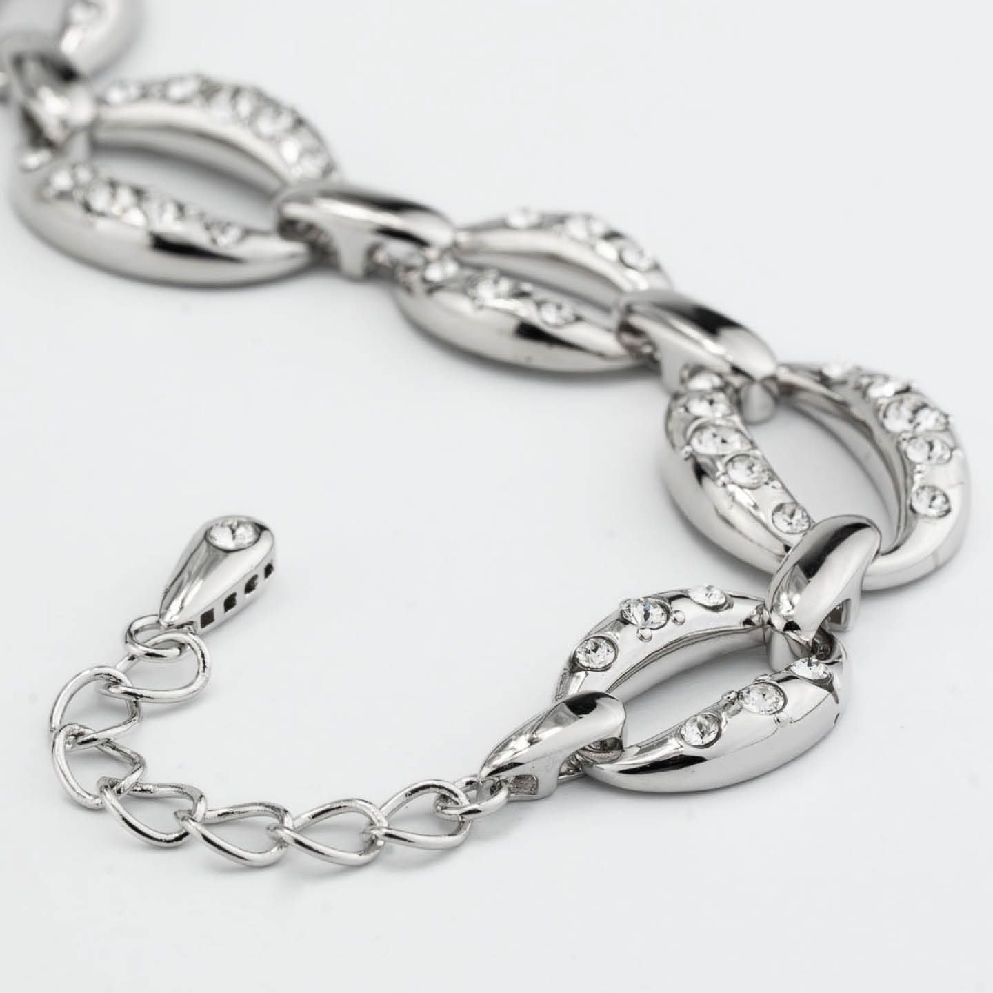 Bracciale Boccadamo Mediterranea Harem Bronzo Rodiato e Cristalli