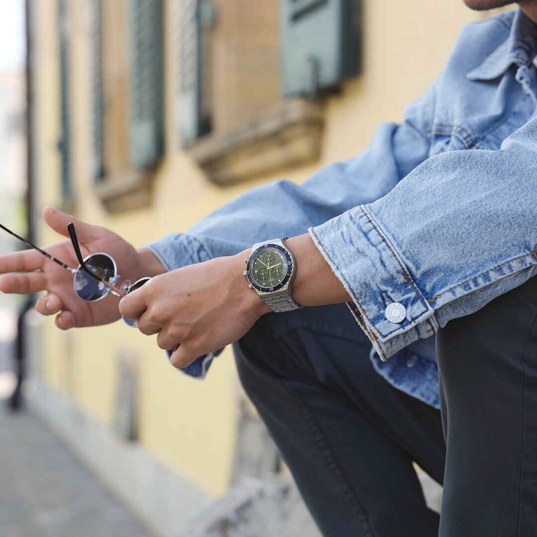 Orologio Swatch Back Khaki