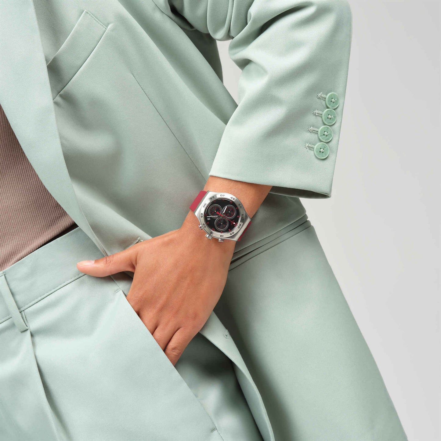 Orologio Swatch Crimson Carbonic Red