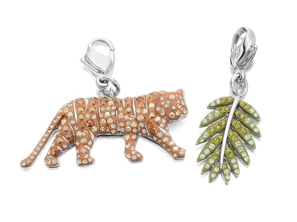 Set Charm Swarovski Tiger