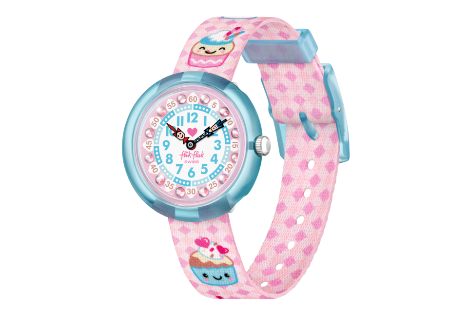 Orologio Flik Flak Bambino Future Dreams Bake It Up 31 mm Rosa