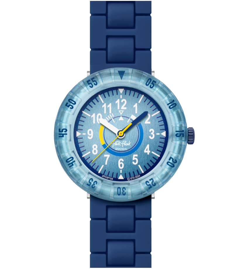 Orologio Flik Flak Bluebrick
