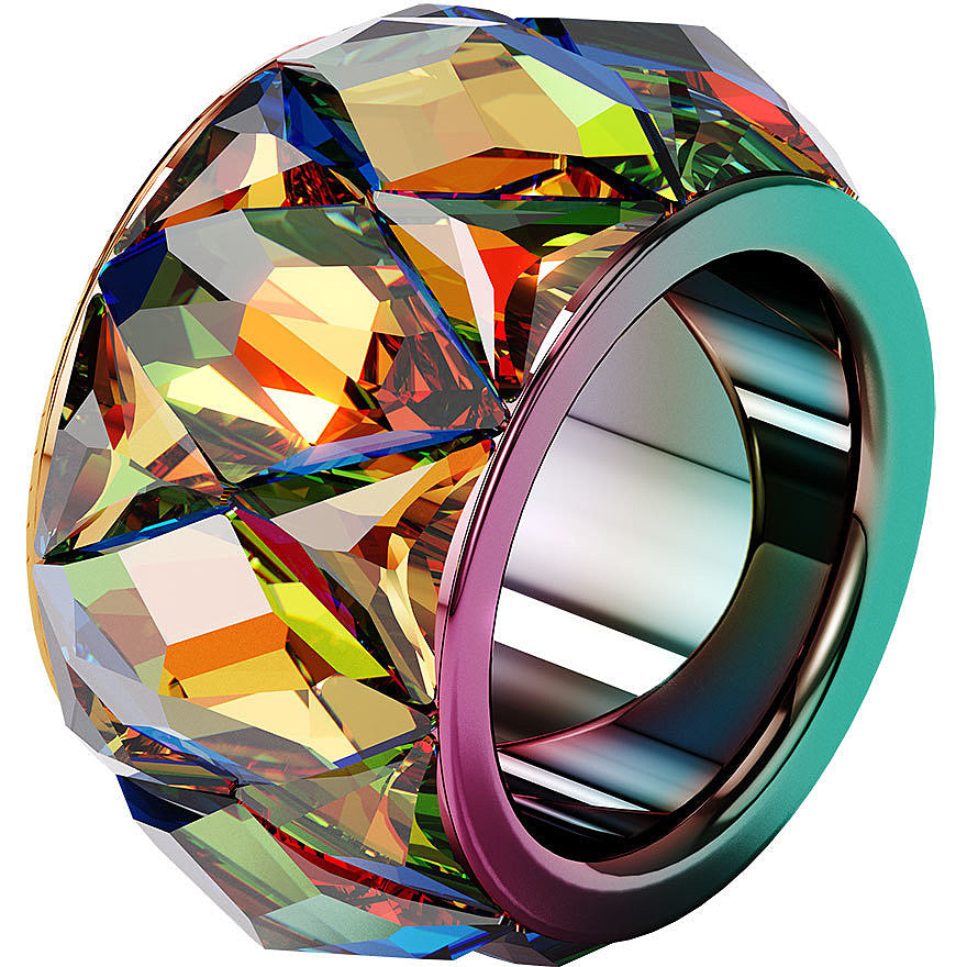Anello cocktail Swarovski Curiosa Multicolore - Misura 55