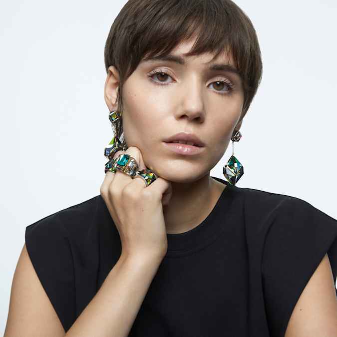 Anello cocktail Swarovski Curiosa Multicolore - Misura 55