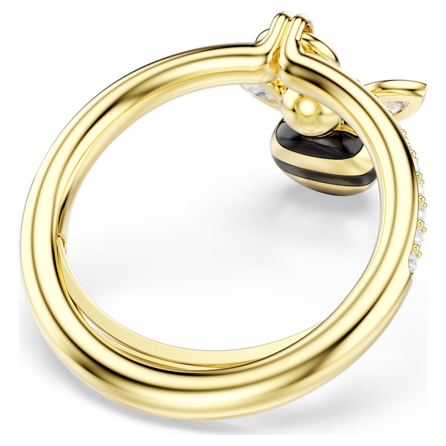 Anello Swarovski Idyllia Bee Taglio misto, Ape, Multicolore, Placcato color oro - Misura 55-60