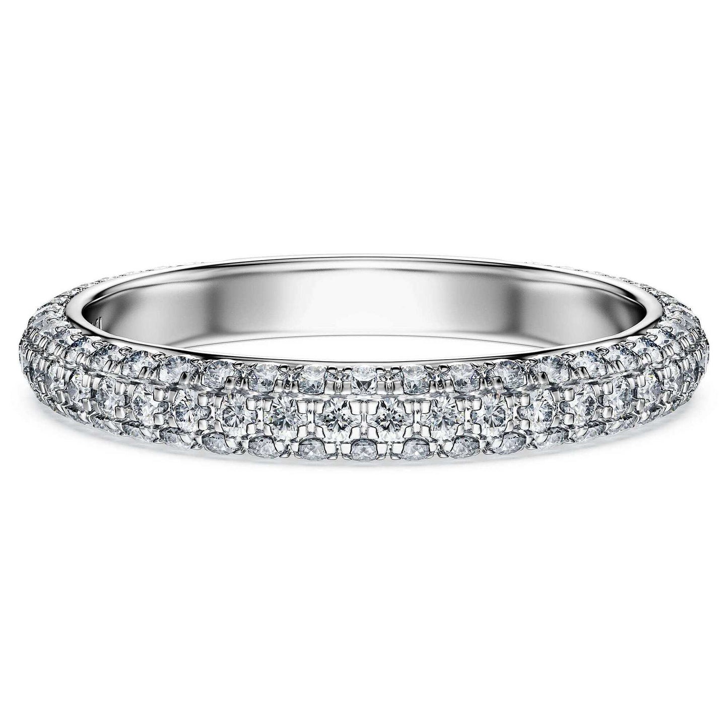 Anello Swarovski Created Diamonds Eternity - Misura 55